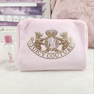 {Juicy Couture} Pink Scotties Cosmetic Bag Case